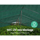 Instahut 3.66 x 20m Shade Sail Cloth - Green
