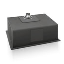 Cefito 70cm x 45cm Stainless Steel Kitchen Sink Under/Top/Flush Mount Black