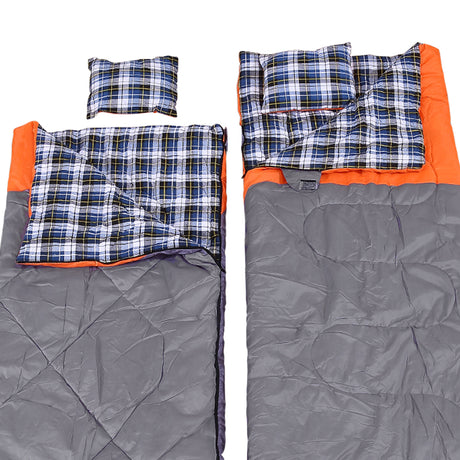 Mountview -10Â°C Double Indoor Outdoor Adult Camping Hiking Envelope Sleeping Bag