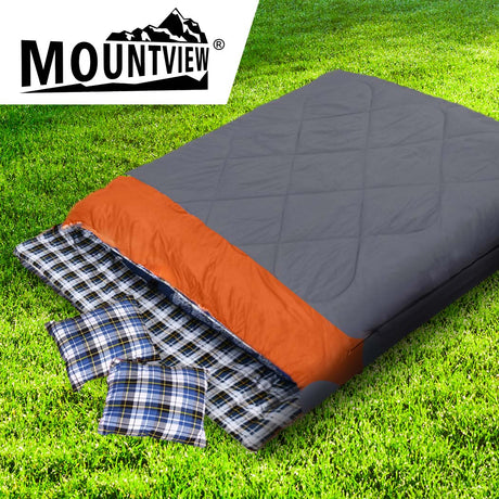 Mountview -10Â°C Double Indoor Outdoor Adult Camping Hiking Envelope Sleeping Bag