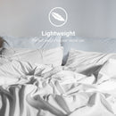Royal Comfort Vintage Washed 100% Cotton Sheet Set Fitted Flat Sheet Pillowcases - King - White