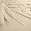 Royal Comfort Bamboo Blended Sheet & Pillowcases Set 1000TC Ultra Soft Bedding - King - Ivory