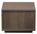 Oscar 1 Drawer Low Bedside Table (Latte)