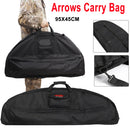 Compound Bow Bag & Arrow Holder Canvas Hunting Backpack Archery Carry Bag