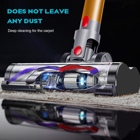 Turbo Brush Roller Head Electric Floor Carpet Head LED For Dyson V7 V8 V10 V11 V15