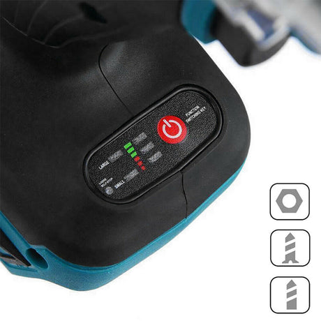 Cordless Electric Impact Wrench Brushless Rattle Gun 1/2