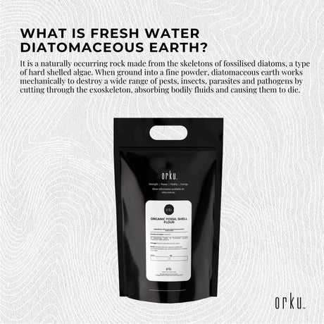 22.6Kg Organic Fine Diatomaceous Earth - Food Grade Fossil Shell Flour Powder