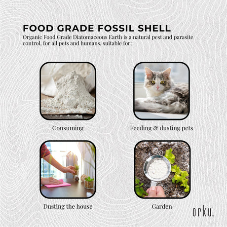 22.6Kg Organic Fine Diatomaceous Earth - Food Grade Fossil Shell Flour Powder