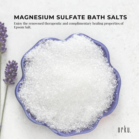 5Kg Epsom Salt - Magnesium Sulphate Bath Salts For Skin Body Baths Sulfate