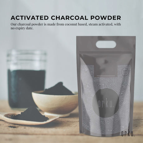 50g Activated Carbon Powder - Coconut Charcoal Teeth Whitening Toothpaste Mask
