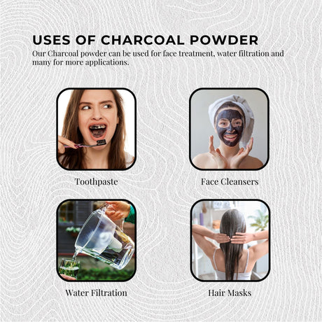 50g Activated Carbon Powder - Coconut Charcoal Teeth Whitening Toothpaste Mask