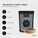 2Kg Poppy Seeds Pouch Blue Unwashed 100% Australian Food Baking Cooking Mineral