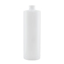 1x 500ml Clear HDPE Round Bottle + 28/410 Caps - Empty Plastic Food Storage