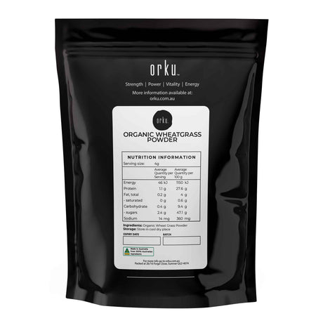 1Kg Organic Wheatgrass Powder Superfood Wheat Grass Leaf Supplement