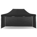 Wallaroo Gazebo Tent Marquee 3x4.5m PopUp Outdoor Black