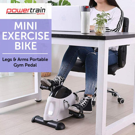 Powertrain Mini Exercise Bike Arm and Leg Pedal Exerciser