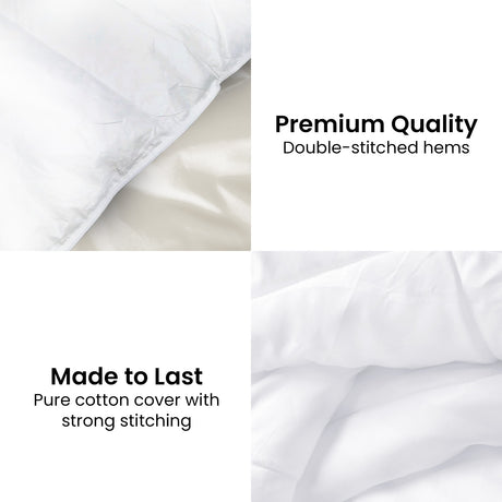 Laura Hill 500GSM Duck Down Feather Quilt Comforter Doona - Queen