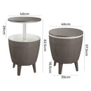 Cool Bar Cooler Table Taupe