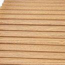 Luxe Ribbed Round Coffee Table Wooden
