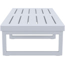 Mykonos Lounge Table XL - Silver Grey