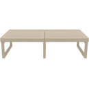 Mykonos Lounge Table XL - Silver Grey