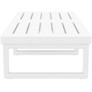 Mykonos Lounge Table XL - Silver Grey