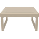 Mykonos Lounge Table - Silver Grey
