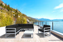 Mykonos Lounge Table - Silver Grey