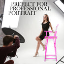 La Bella Pink Folding Tall Chair DARK HUMOR Movie Director 75cm
