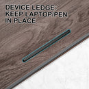Kandaka Iron Grey Oak Lap Desk Laptop Tablet Stand Cushioned Lapdesk Mousepad