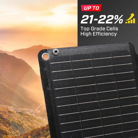 JumpsPower 60W Solar Panel Portable Charger Power Generator Foldable Camping