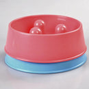 2 x Medium Pet Anti Gulp Feeder Bowl Dog Cat Puppy slow food Interactive Dish