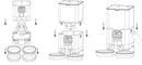 6L Automatic Digital Pet Dog Cat Feeder Double Food Bowl Dispenser