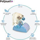 Cat Play Box Kit Pet Toy Kitten Toys Interactive Ball Peek Hunting Toy-Blue
