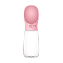 YES4PETS 550ml Portable Pet Dog Puppy Cat Drinking Mug Water Feeder Bottle Valve Travel Bottle Pink