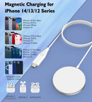 CHOETECH T518-PK Magnetic Wireless Charger for all Qi Cell Phone & iPhones 12/13/14/15 (Pink)