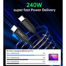 CHOETECH XCC-1036 USB-C M to M PD3.1 240W Super Fast Charging Cable 2M
