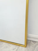 Gold Metal Arch Mirror  - Small 80cm x 100cm