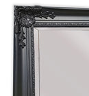 French Provincial Ornate Mirror - BLACK - X Large 100cm x 190cm