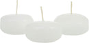 20 Pack of 6 Hour White Floating Candles - 5.8cm diameter - wedding party decoration