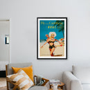 Wall Art's Ferarri Store Large 105cm x 81cm Framed A1 Art Print