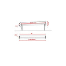 Outdoor Roller Blind Sun Screen Awning With Aluminium Hood