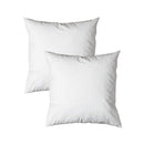 Pair of Duck Feather Rich Fill European Cushion Inserter 65 x 65 cm