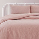 Ardor Lottie Blush Pinsonic Embossed Quilt Cover Set Queen