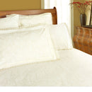 Shangri La Microfibre Machine Lace Sheet Set Cream King
