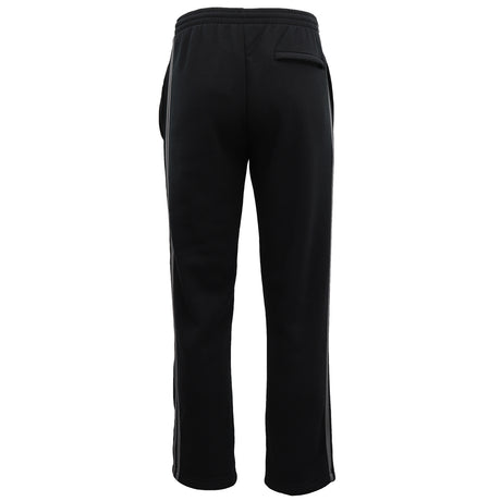 Men's Fleece Casual Sports Track Pants w Zip Pocket Striped Sweat Trousers S-6XL, Navy, 4XL