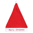 Christmas Unisex Adults Kids Novelty Hat Xmas Party Cap Santa Costume Dress Up, Santa Hat - Merry Christmas