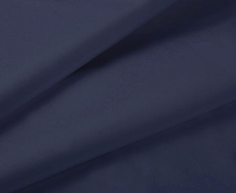 1000TC Ultra Soft Queen Size Bed Midnight Blue Flat & Fitted Sheet Set