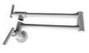 2023 Brushed Gold Kitchen tap Wall Mounted Pot Filler Single Cold Water inlet