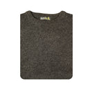 100% SHETLAND WOOL CREW Round Neck Knit JUMPER Pullover Mens Sweater Knitted